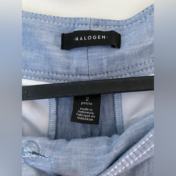 HALOGEN Linen Cropped Pants - Picture 5 of 6